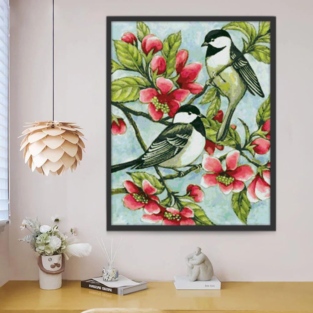 Bloemen en Vogels Schilderen op Nummers