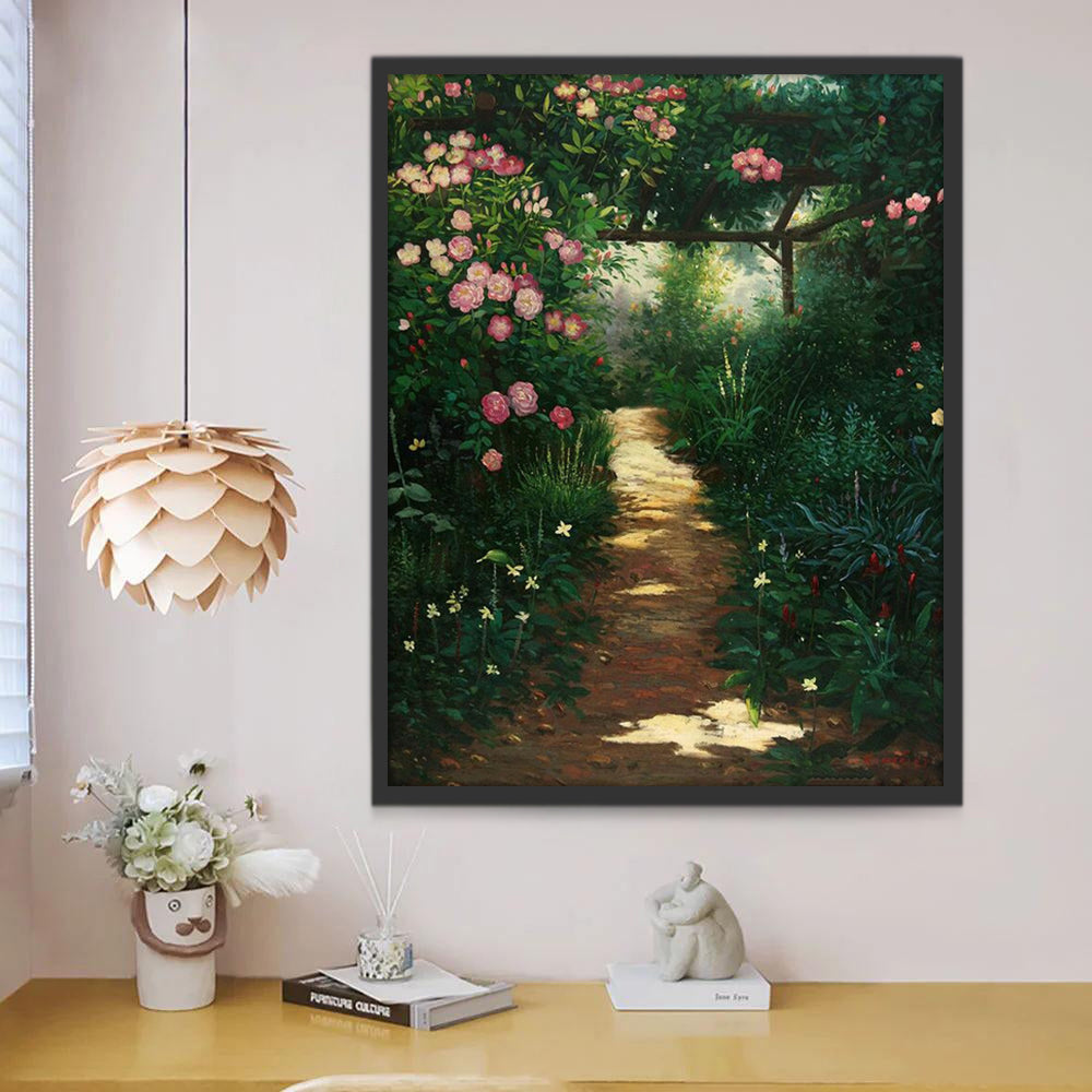 Bloemen, Planten en Pad Schilderen op Nummers