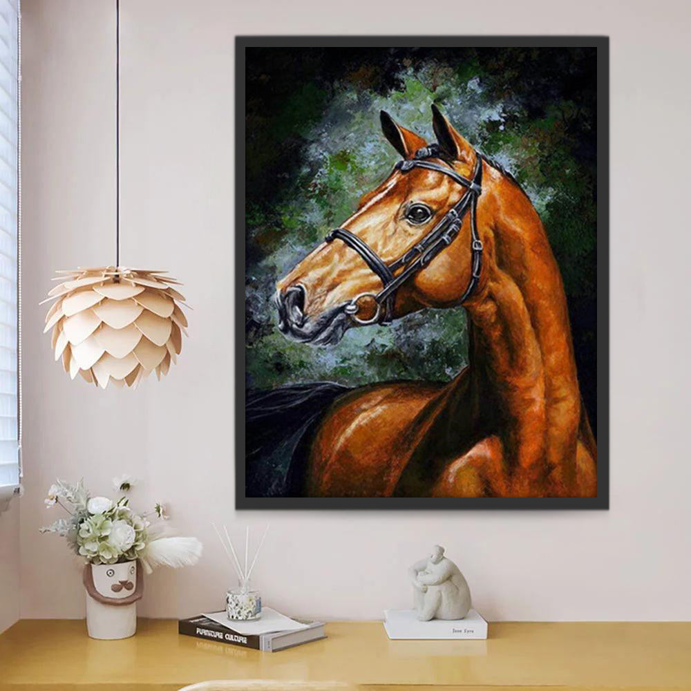 Bruin Paard Schilderen op Nummers