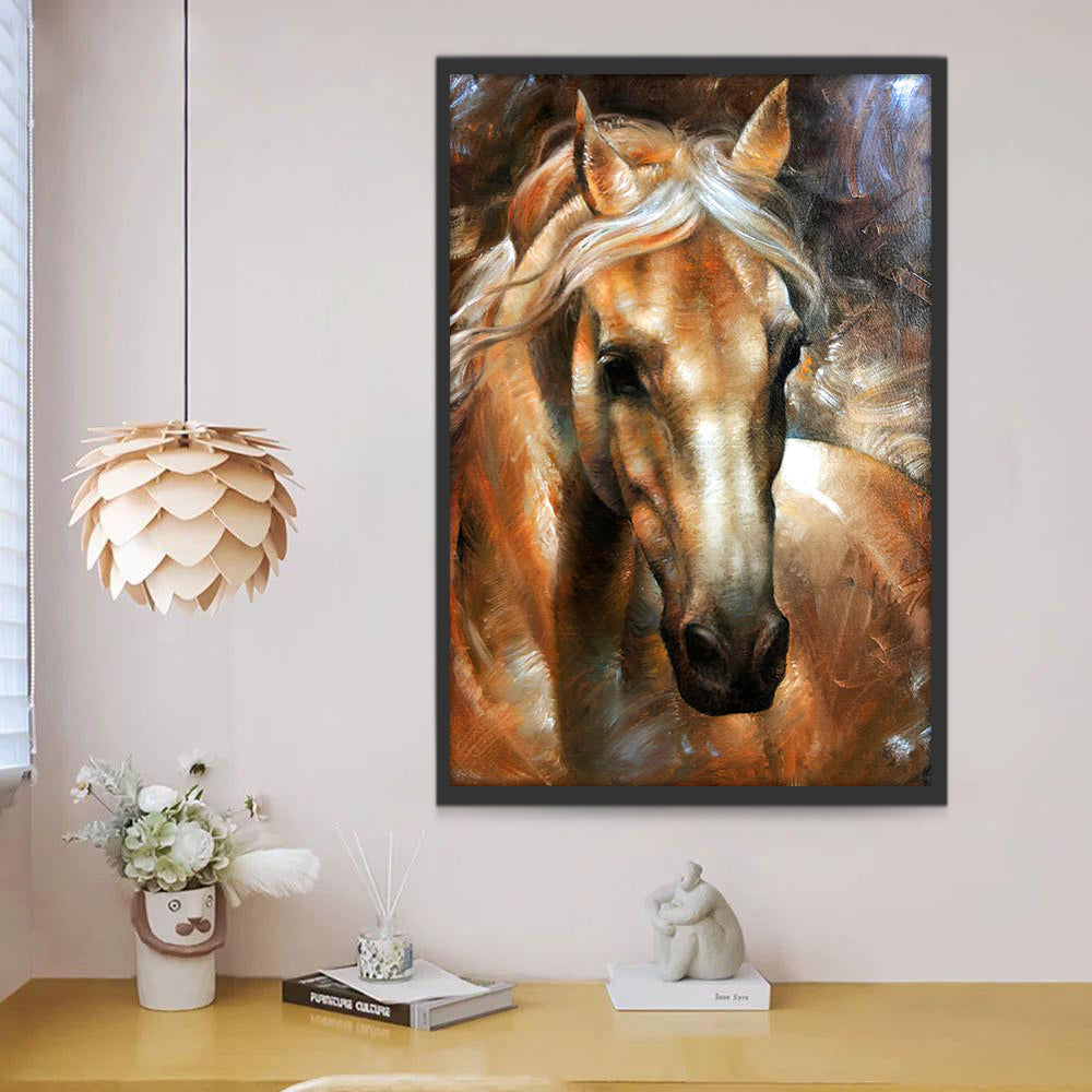 Bruin Paard Schilderen op Nummers