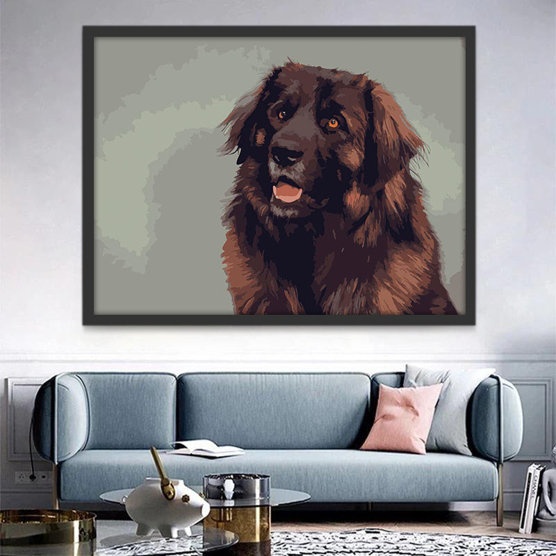 Bruine Hond Schilderen op Nummers