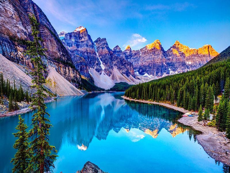 Canadese Rocky Mountains Schilderen op Nummers