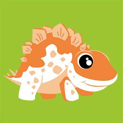 Cartoon Dinosaurus Schilderen op Nummers