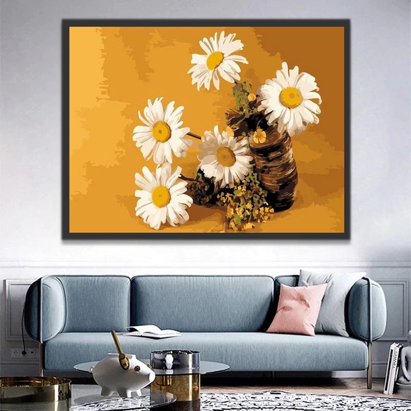 Chrysanten op Deadwood Schilderen op Nummers