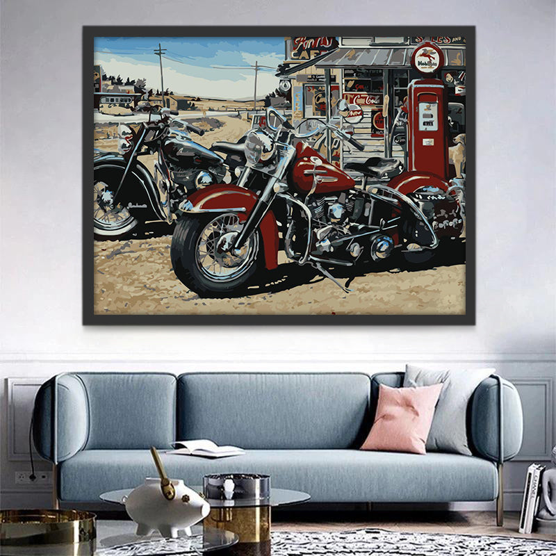 Coole Motoren Schilderen op Nummers