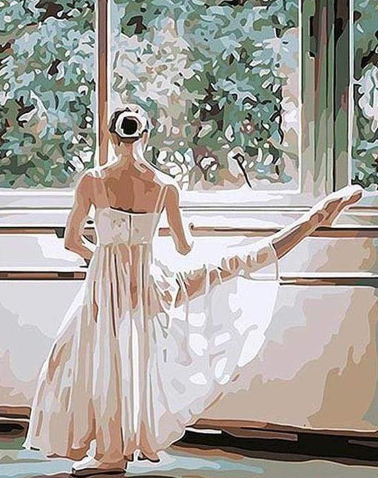 Daglicht en Balletdroom Schilderen op Nummers