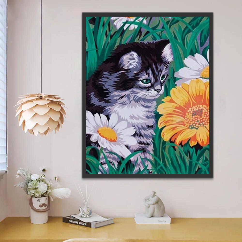 Daisy en Kat Schilderen op Nummers