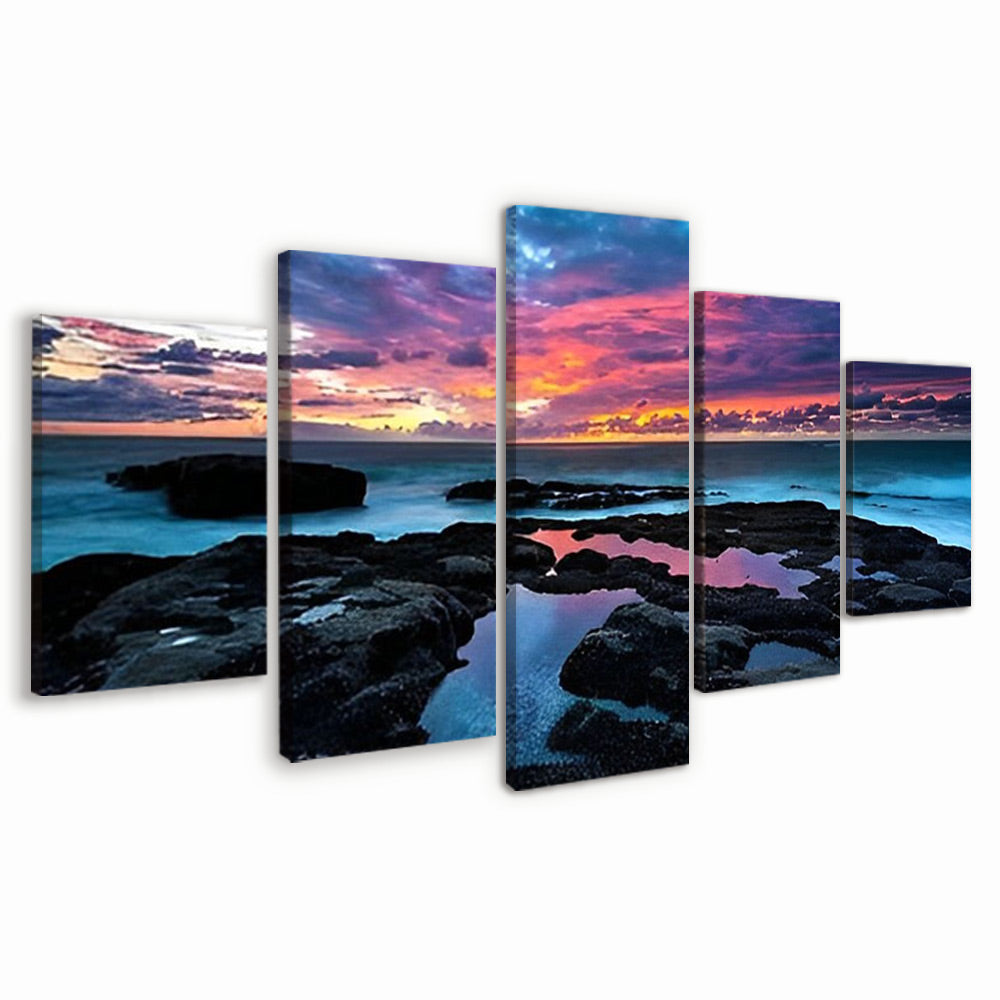 De Gekleurde Lucht 5 Platen Schilderen op Nummers