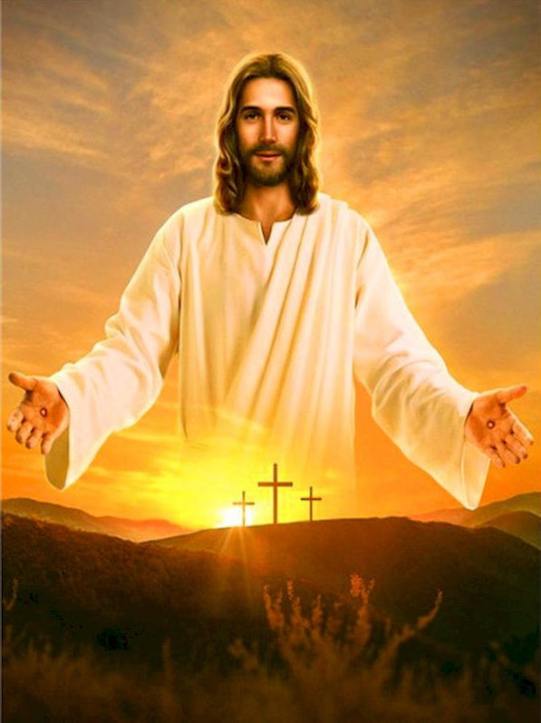 De Goddelijke Jezus Christendom Schilderen op Nummers