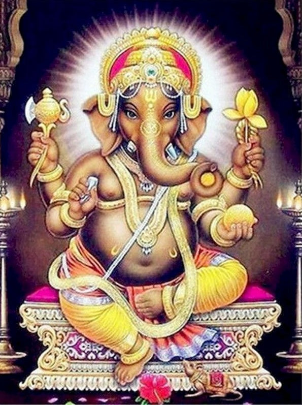 De Gouden Ganesha Hindoeïsme Schilderen op Nummers