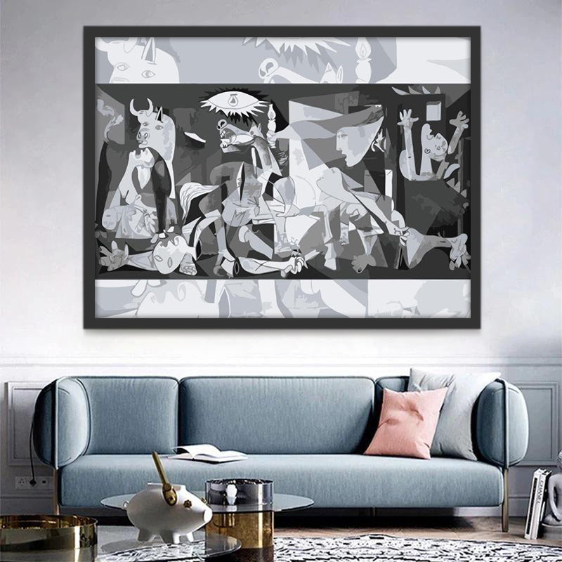 De Guernica van Picasso Schilderen op Nummers