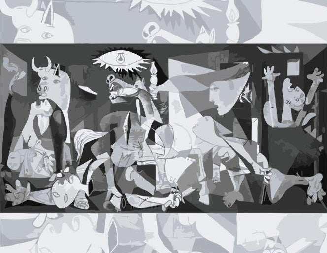 De Guernica van Picasso Schilderen op Nummers