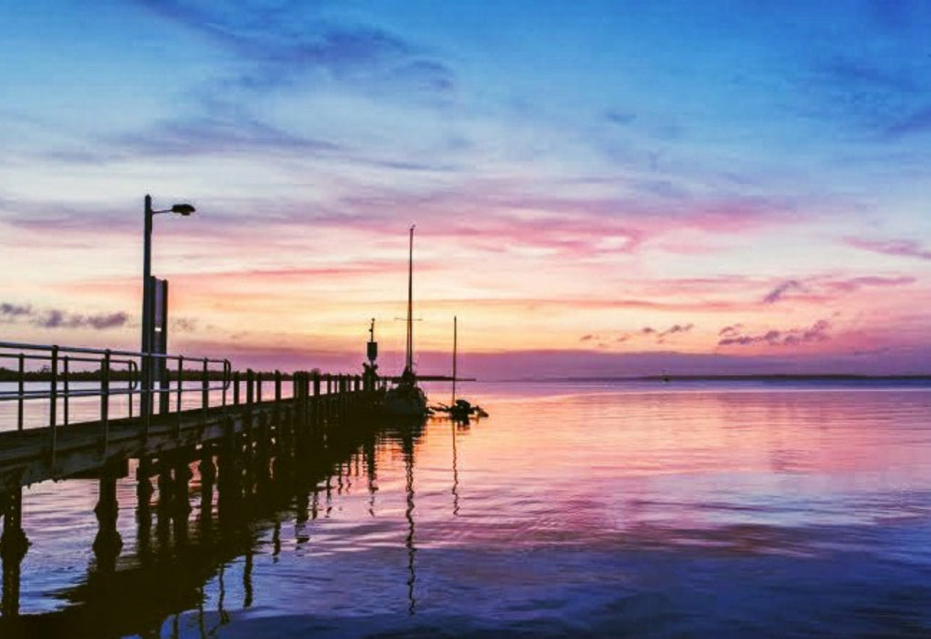 De Haven bij Zonsondergang Schilderen op Nummers