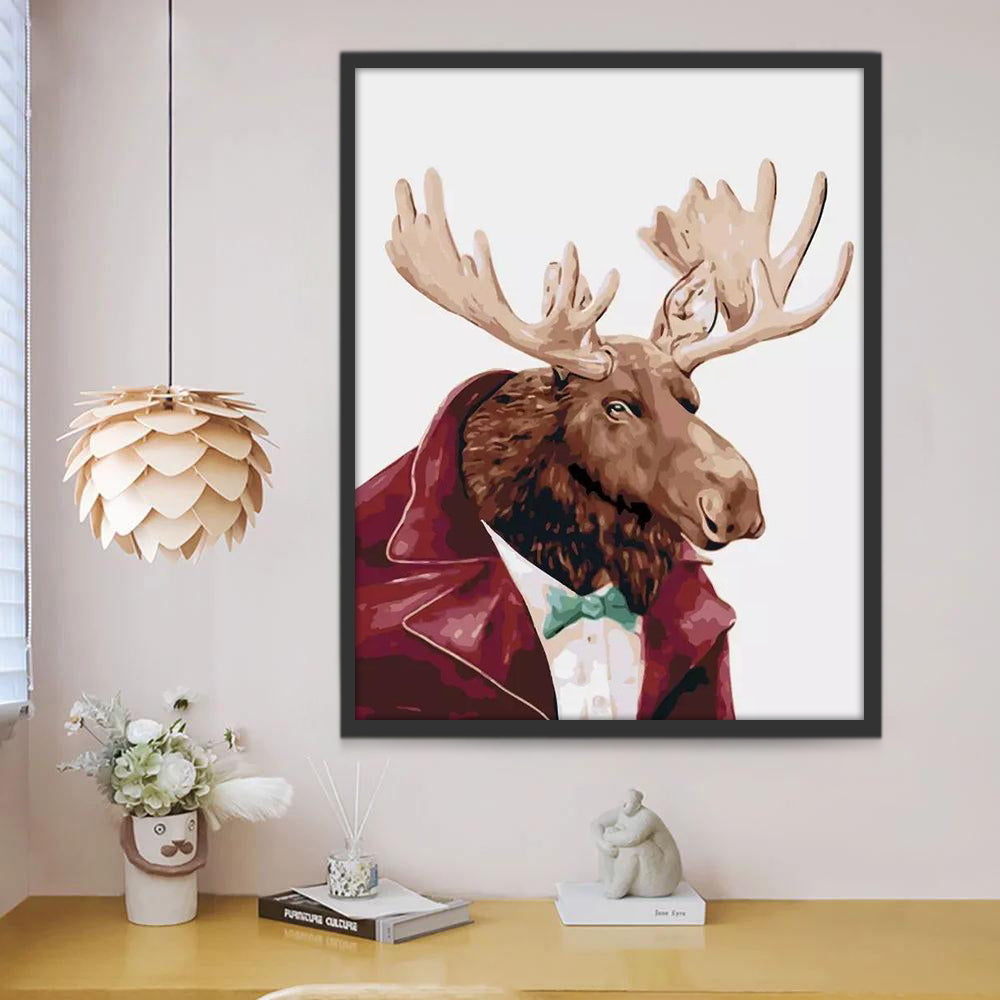 De Heer Elk Schilderen op Nummers