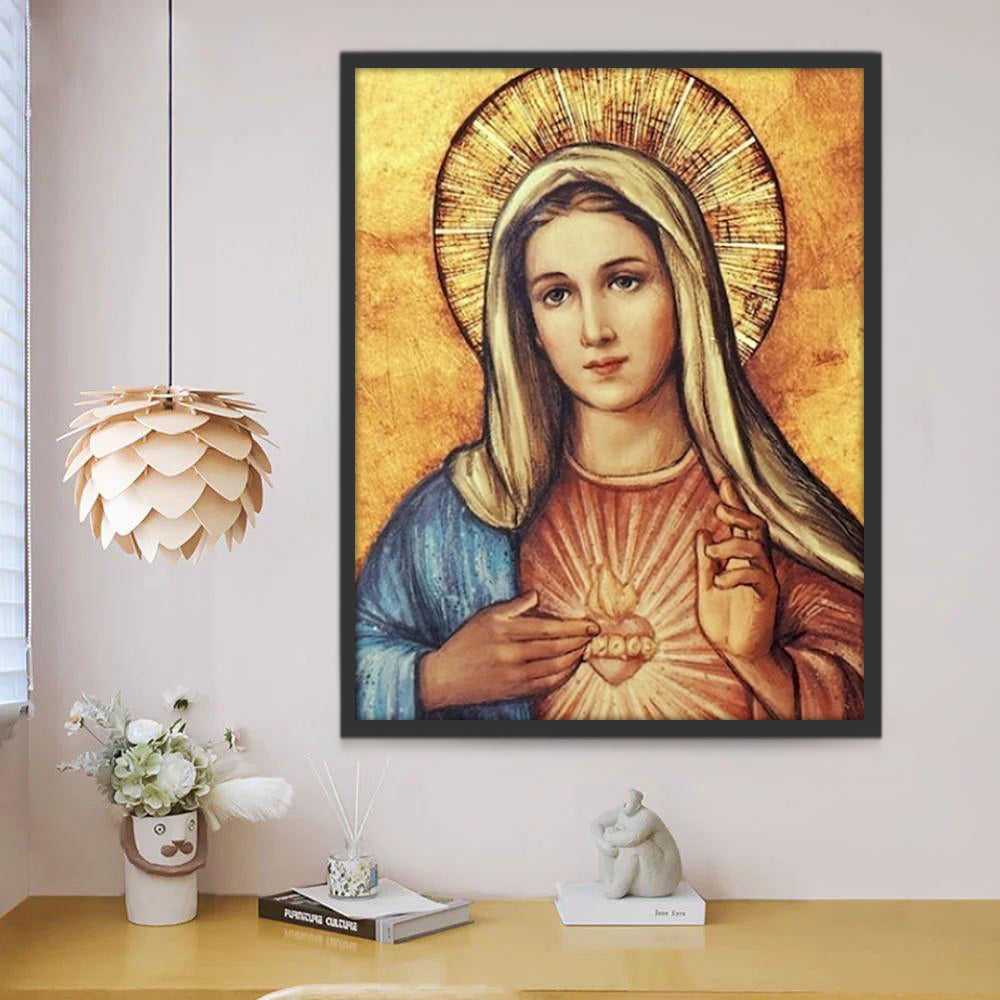 De Mooie Maagd Maria Christendom Schilderen op Nummers