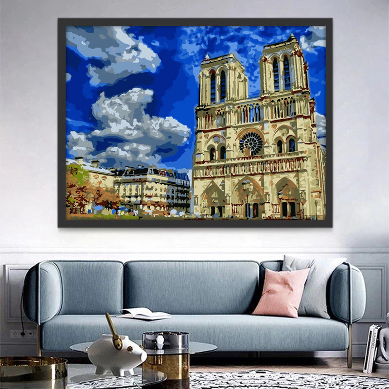 De Prachtige Notre Dame de Paris Schilderen op Nummers