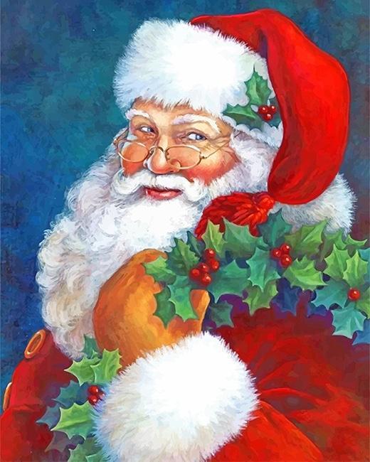 De Vriendelijke Kerstman Schilderen op Nummers