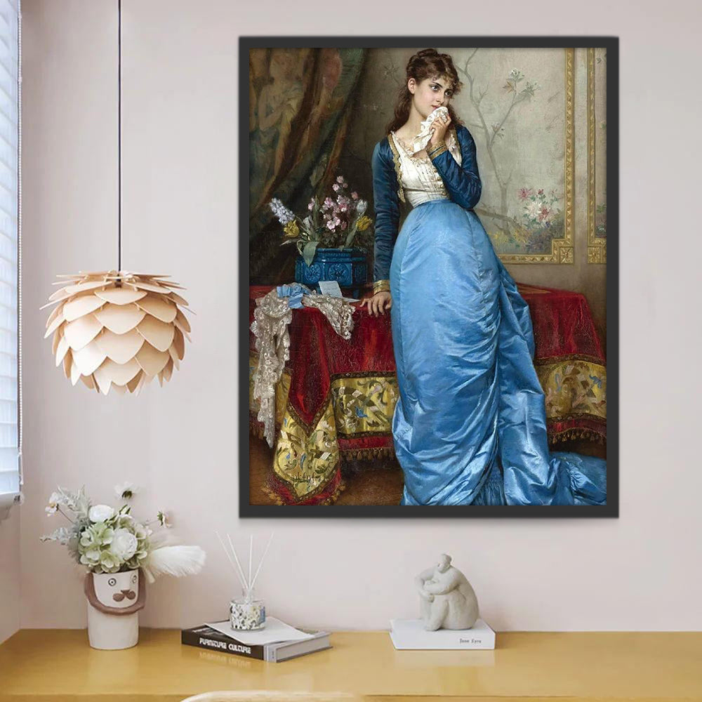 De Vrouw in de Jurk Schilderen op Nummers