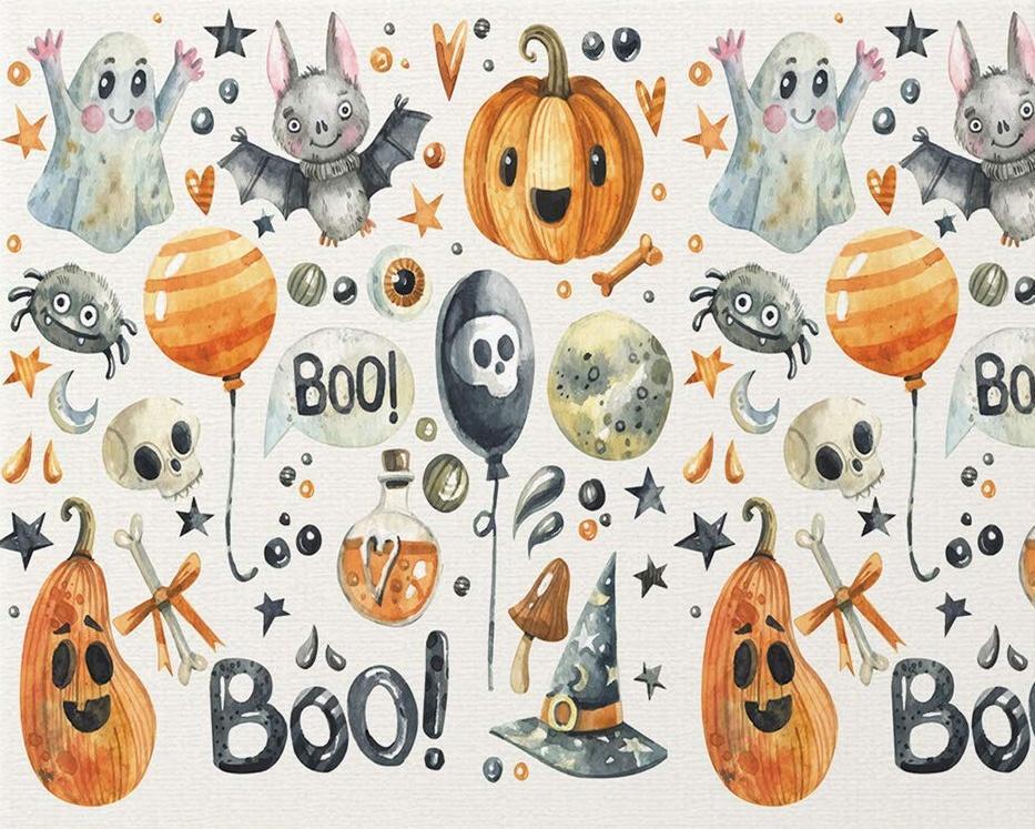 Decoratieve Tekening van Halloween Schilderen op Nummers
