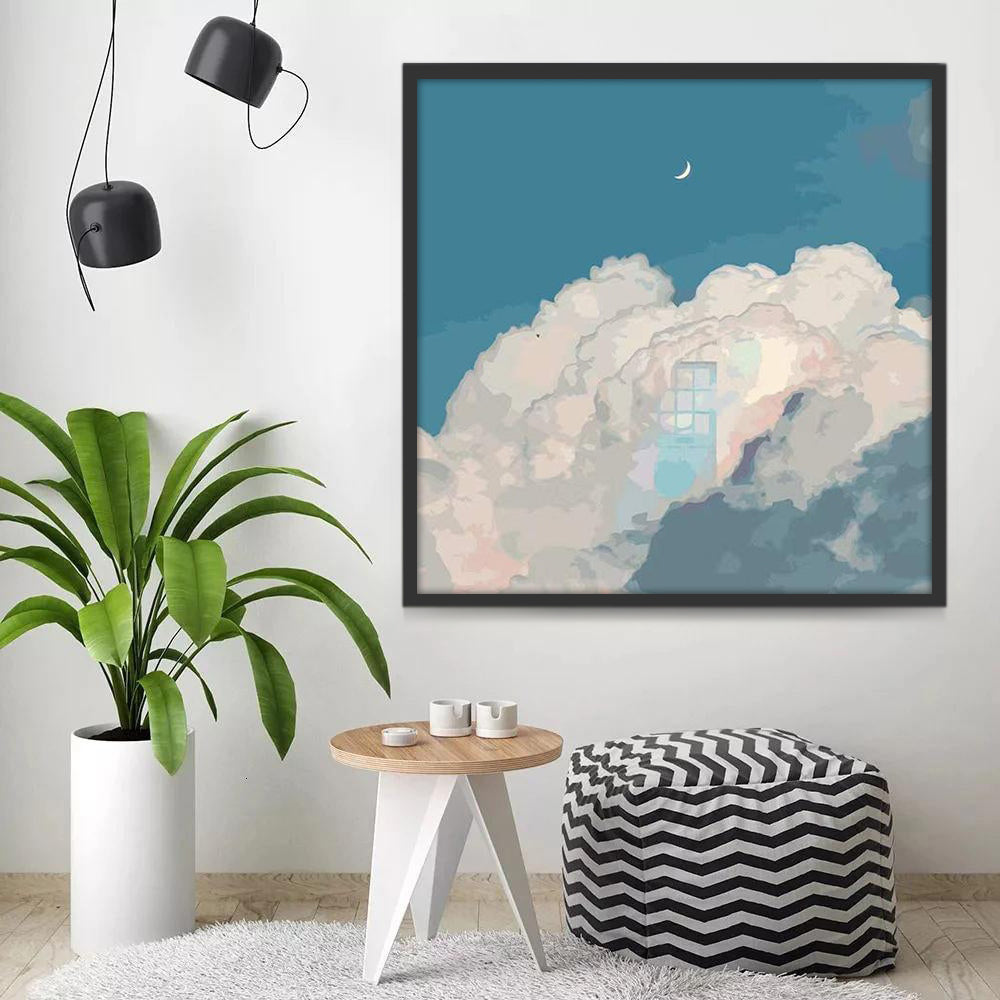 Deuren in de Wolken Schilderen op Nummers