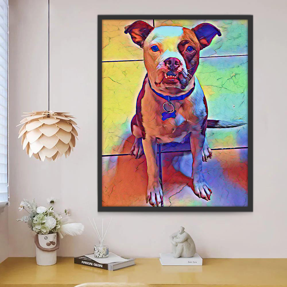 Dier Hond Schilderen op Nummers