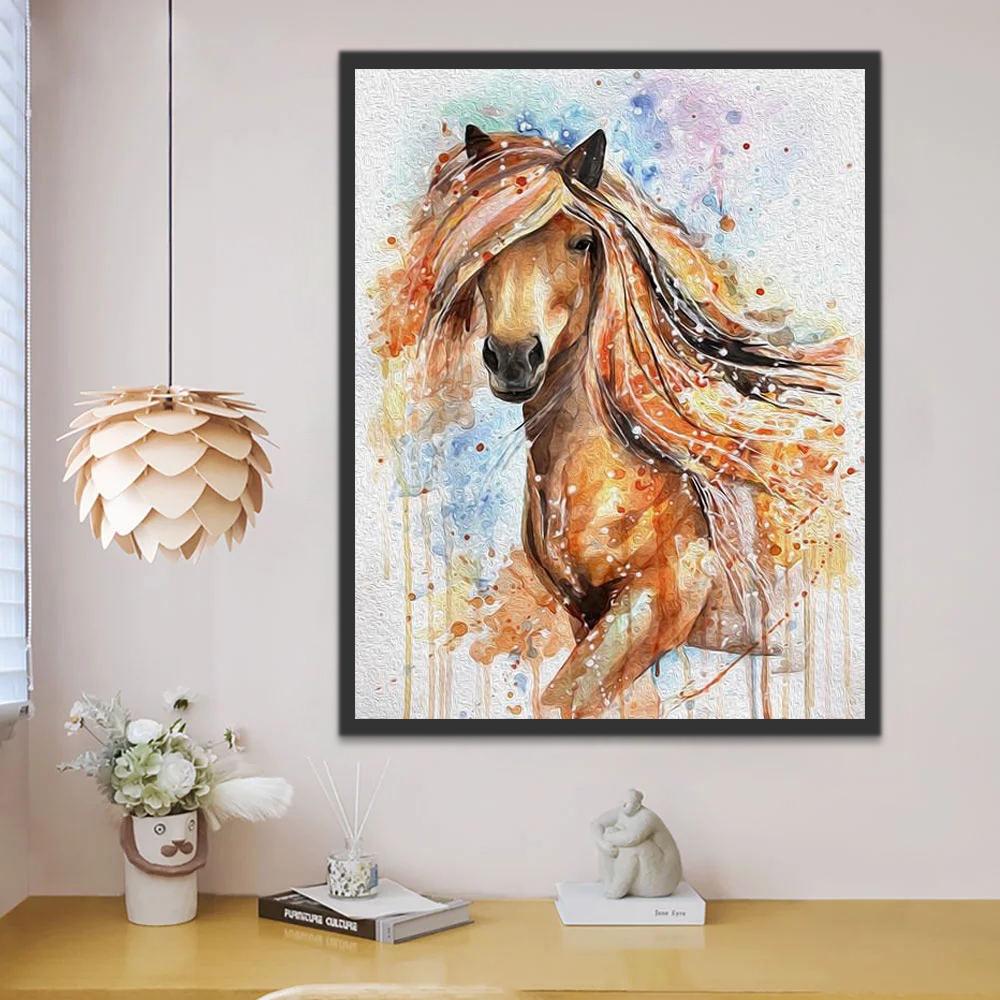 Dier Paard Schilderen op Nummers
