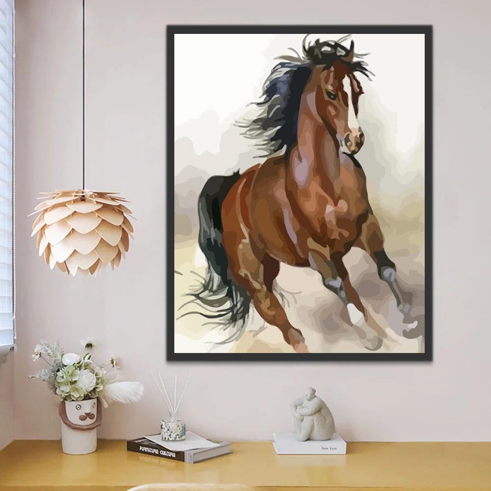Dier Paard Schilderen op Nummers