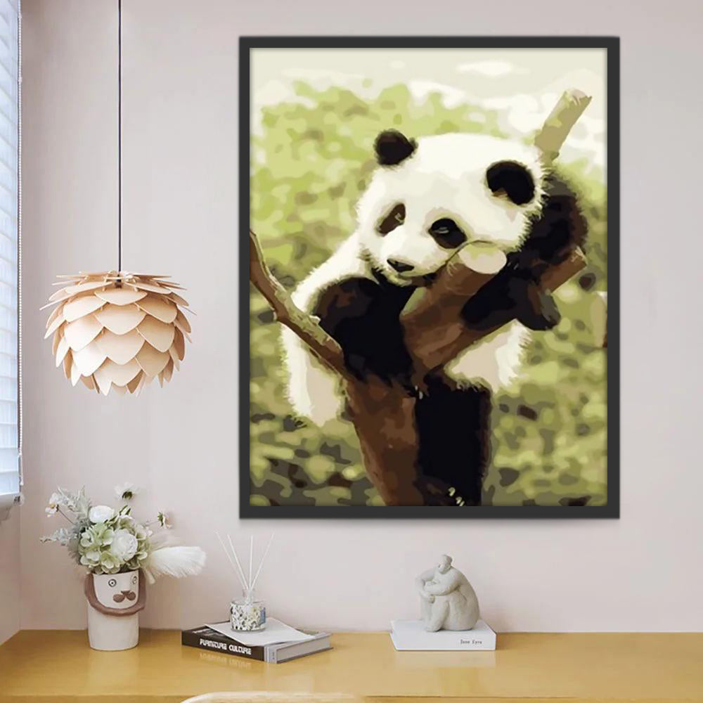 Dier Panda Schilderen op Nummers