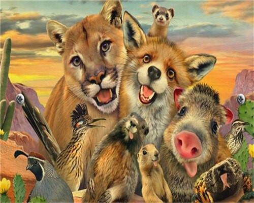 Dieren Schilderen op Nummers