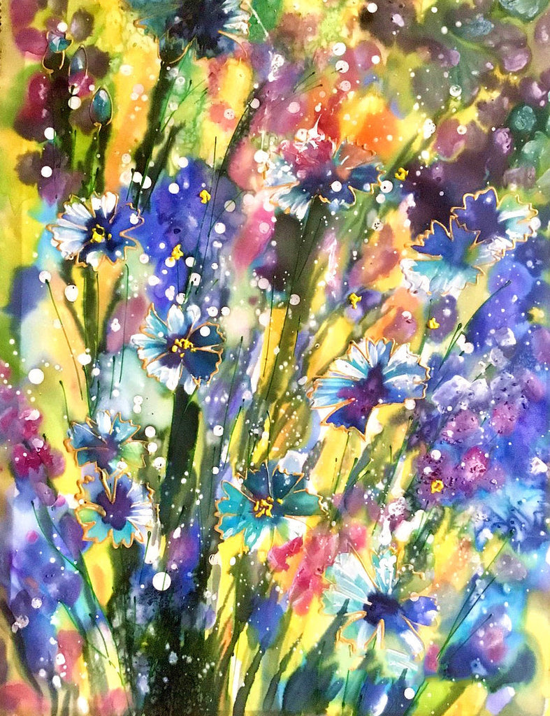 Dromerige Bloemen Schilderen op Nummers