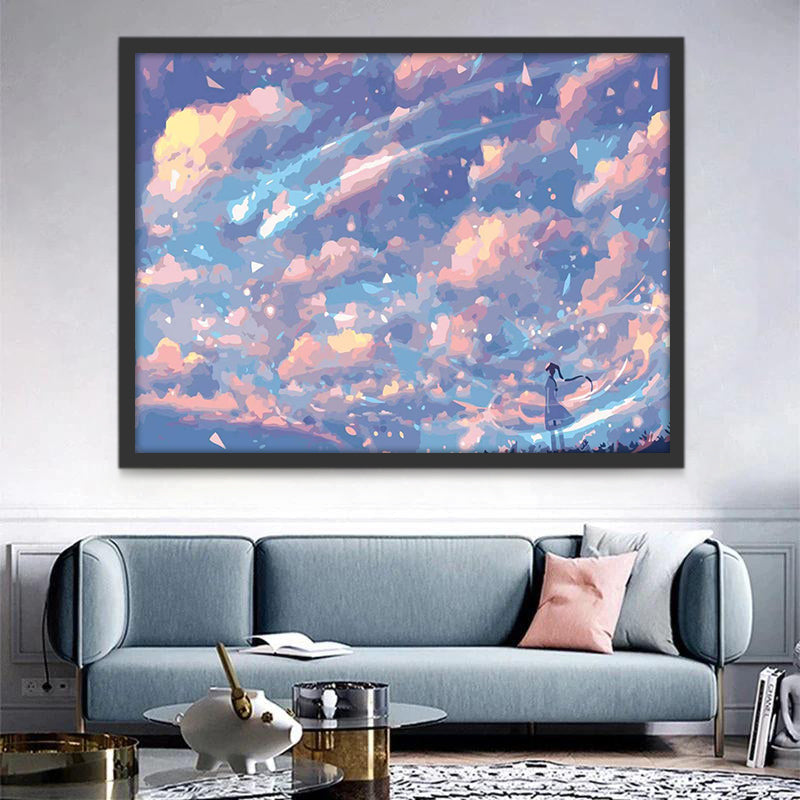 Dromerige Wolken Schilderen op Nummers