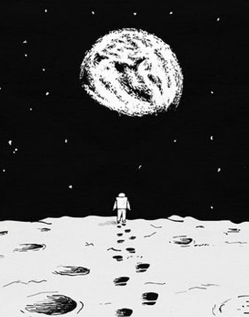 Een Astronaut op de Maan Schilderen op Nummers