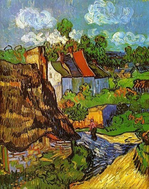 Een Dorpje in Van Gogh-stijl Schilderen op Nummers