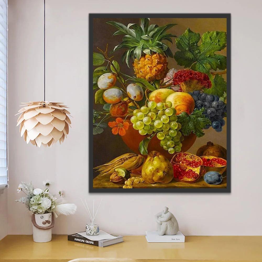 Een Grote Verscheidenheid aan Fruit Schilderen op Nummers
