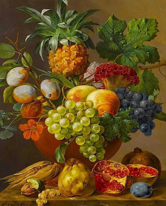 Een Grote Verscheidenheid aan Fruit Schilderen op Nummers