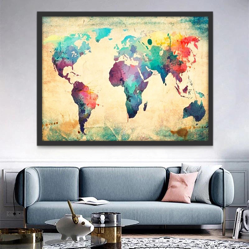 Een Kunstzinnige Blik op de Wereld Schilderen op Nummers