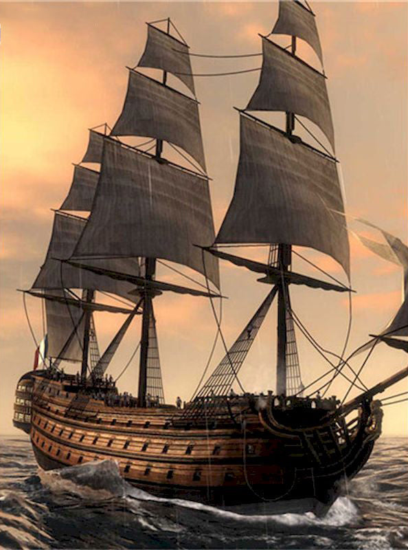 Een Majestueus Cruiseschip Schilderen op Nummers