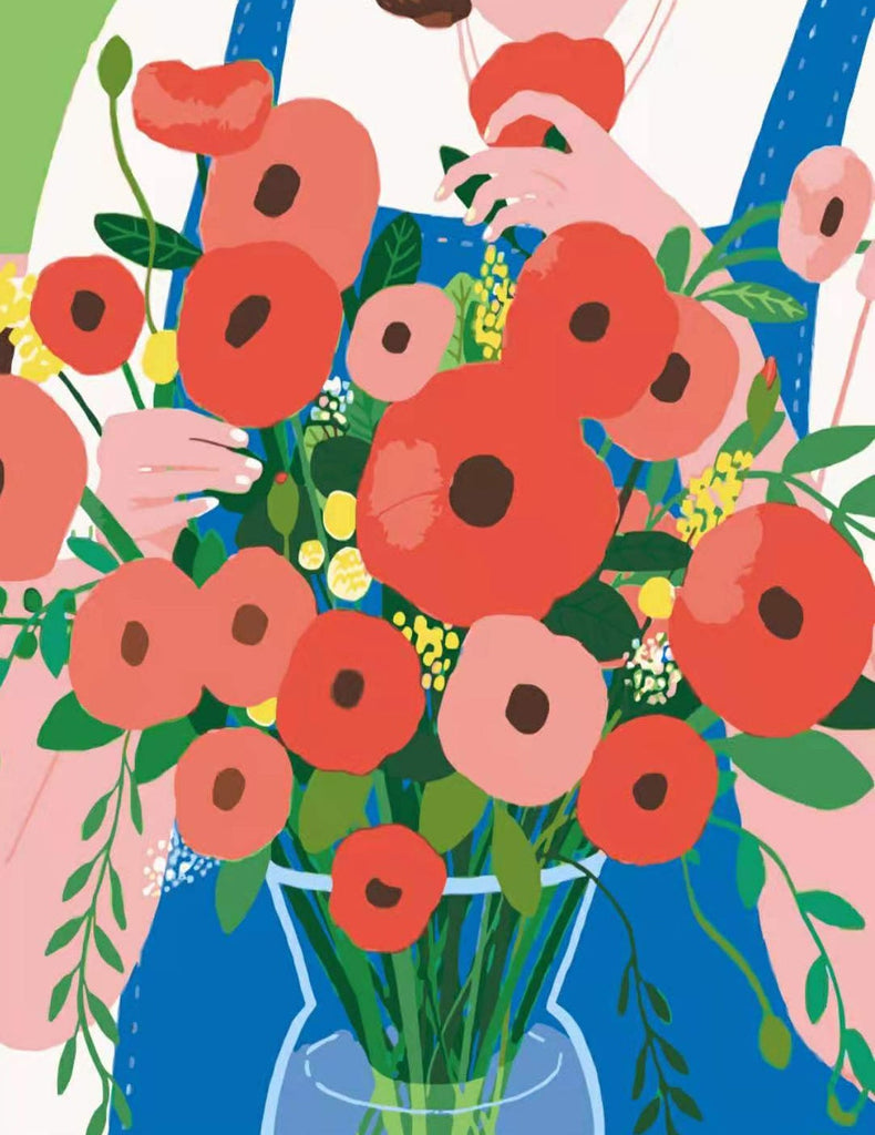 Eenvoudige Bloemen en Planten Schilderen op Nummers