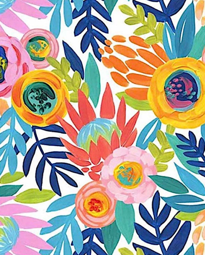 Eenvoudige Cartoonstijl Bloemen en Planten Schilderen op Nummers