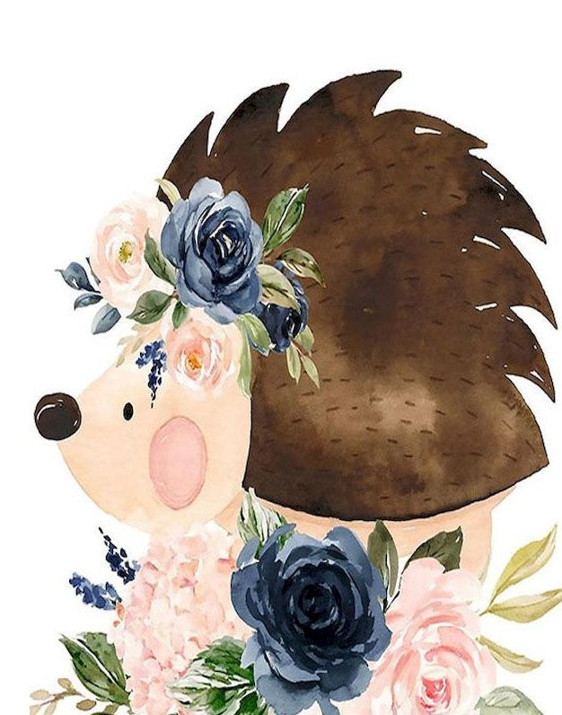 Egel en Bloemen Schilderen op Nummers