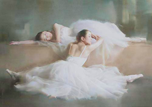 Elegantie van Ballet Schilderen op Nummers