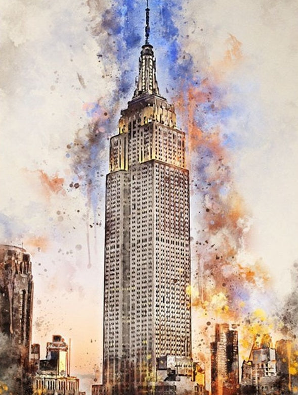 Empire State Building Schilderen op Nummers