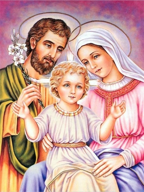 Familieportret Christendom Schilderen op Nummers