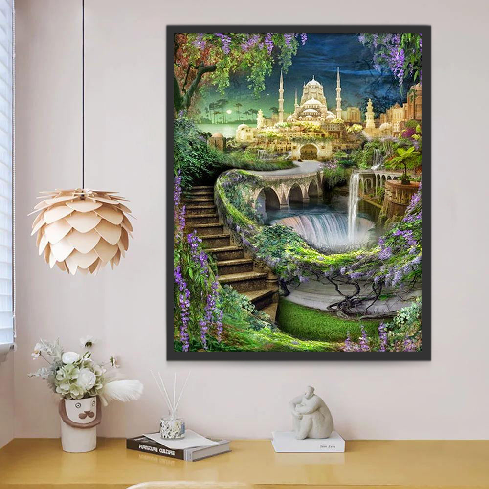 Fantastisch Tuinlandschap Schilderen op Nummers