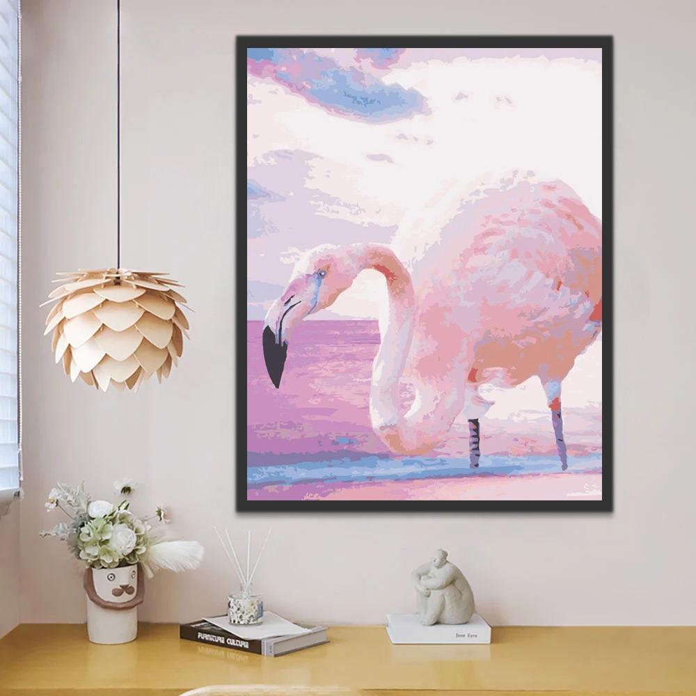 Flamingo Schilderen op Nummers