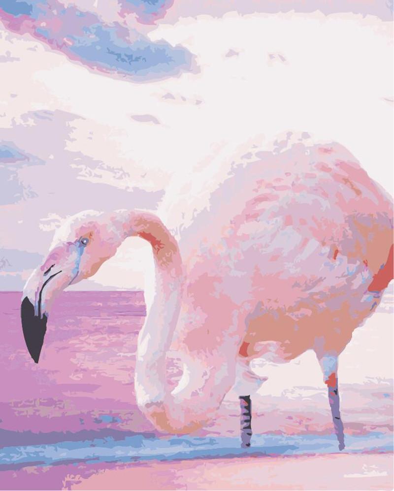 Flamingo Schilderen op Nummers