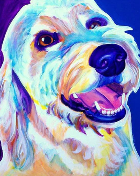Gelukkige Schnauzer Schilderen op Nummers