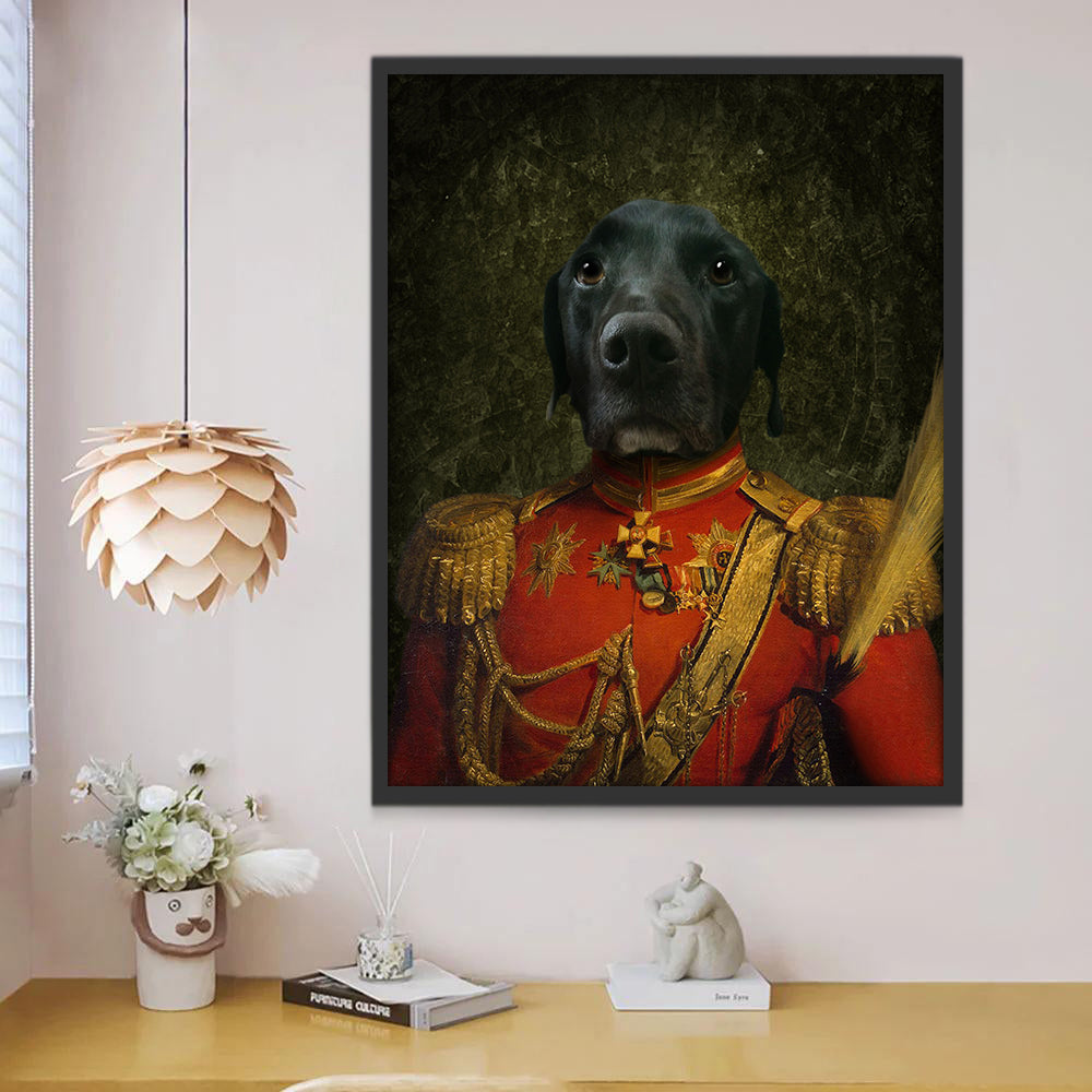 Generaal Zwarte Hond Schilderen op Nummers