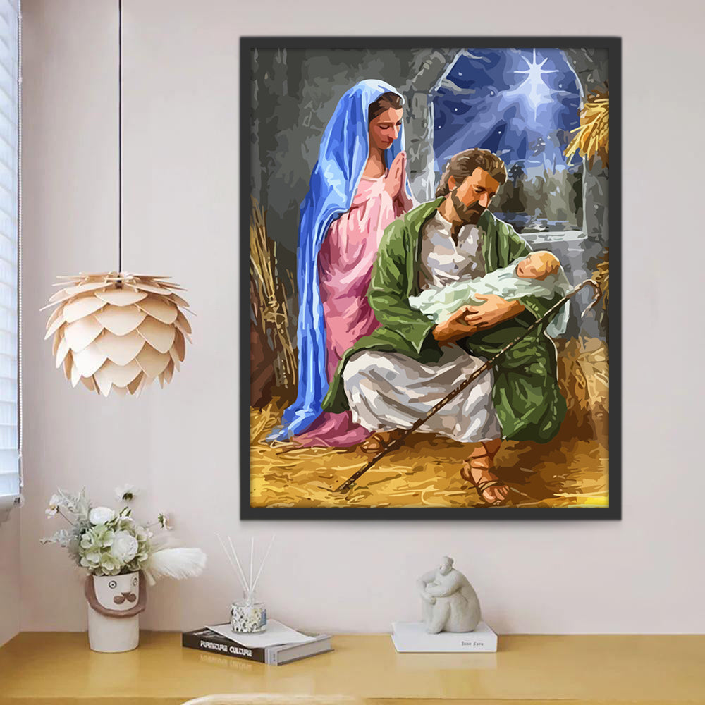 Geweldige Familie Christendom Schilderen op Nummers
