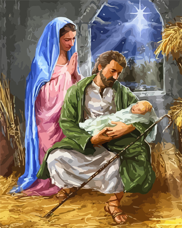 Geweldige Familie Christendom Schilderen op Nummers